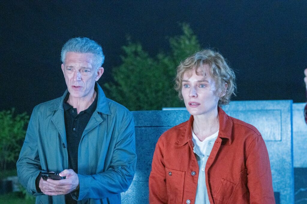 Vincent Cassel et Diane Kruger dans Les Linceuls de David Cronenberg