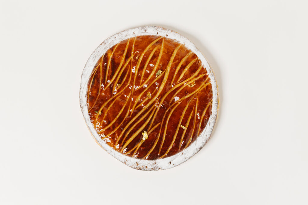 Galette yuzu / marrons confits Une glace à Paris