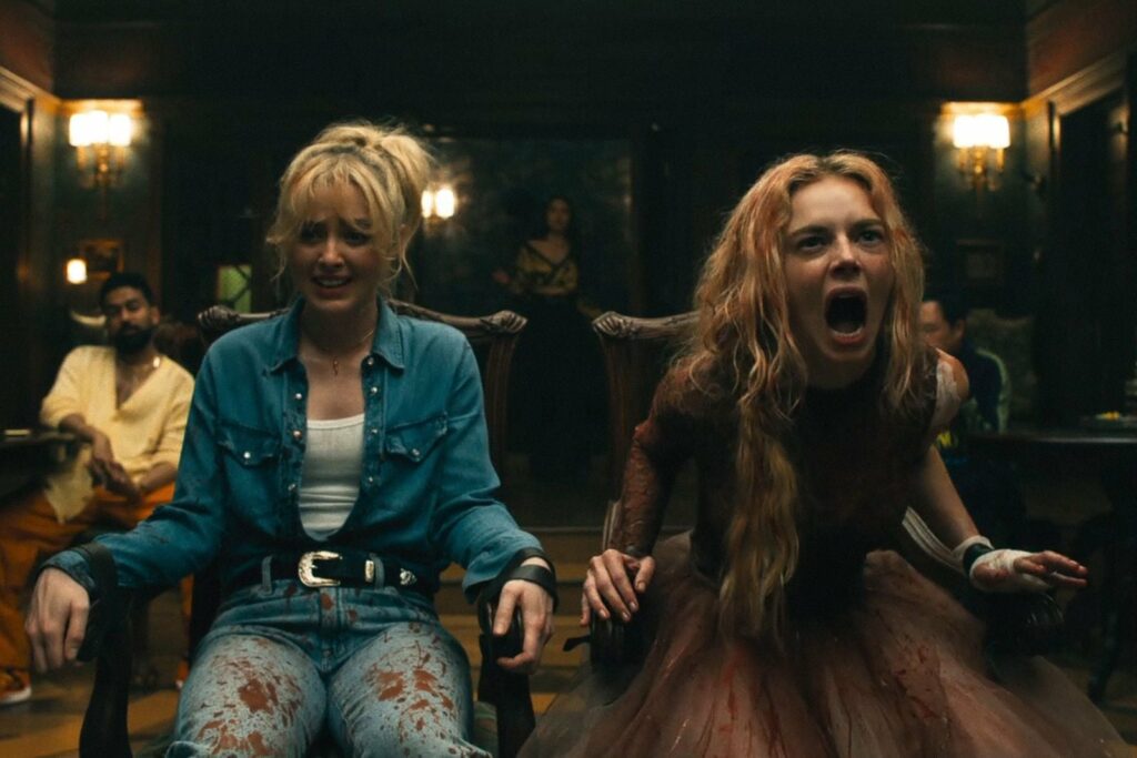 Kathryn Newton et Samara Weaving dans Wedding Noghtmare : deuxième partie