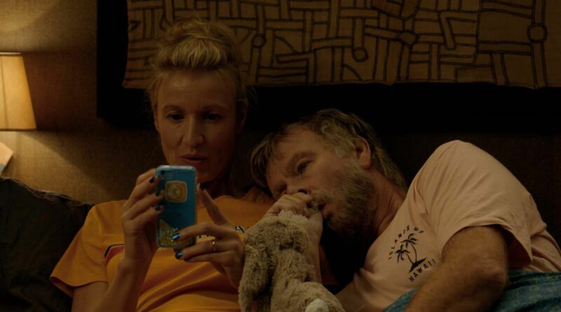 Alexandra Lamy et Franck Dubosc dans Le sens de la famille