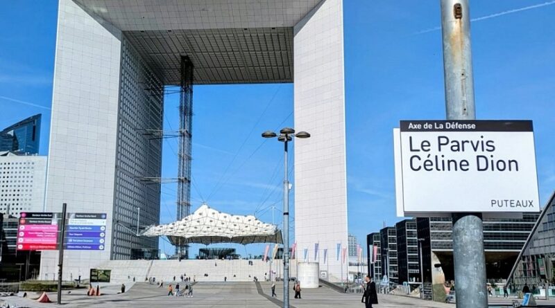 Parvis Céline Dion à La Défense